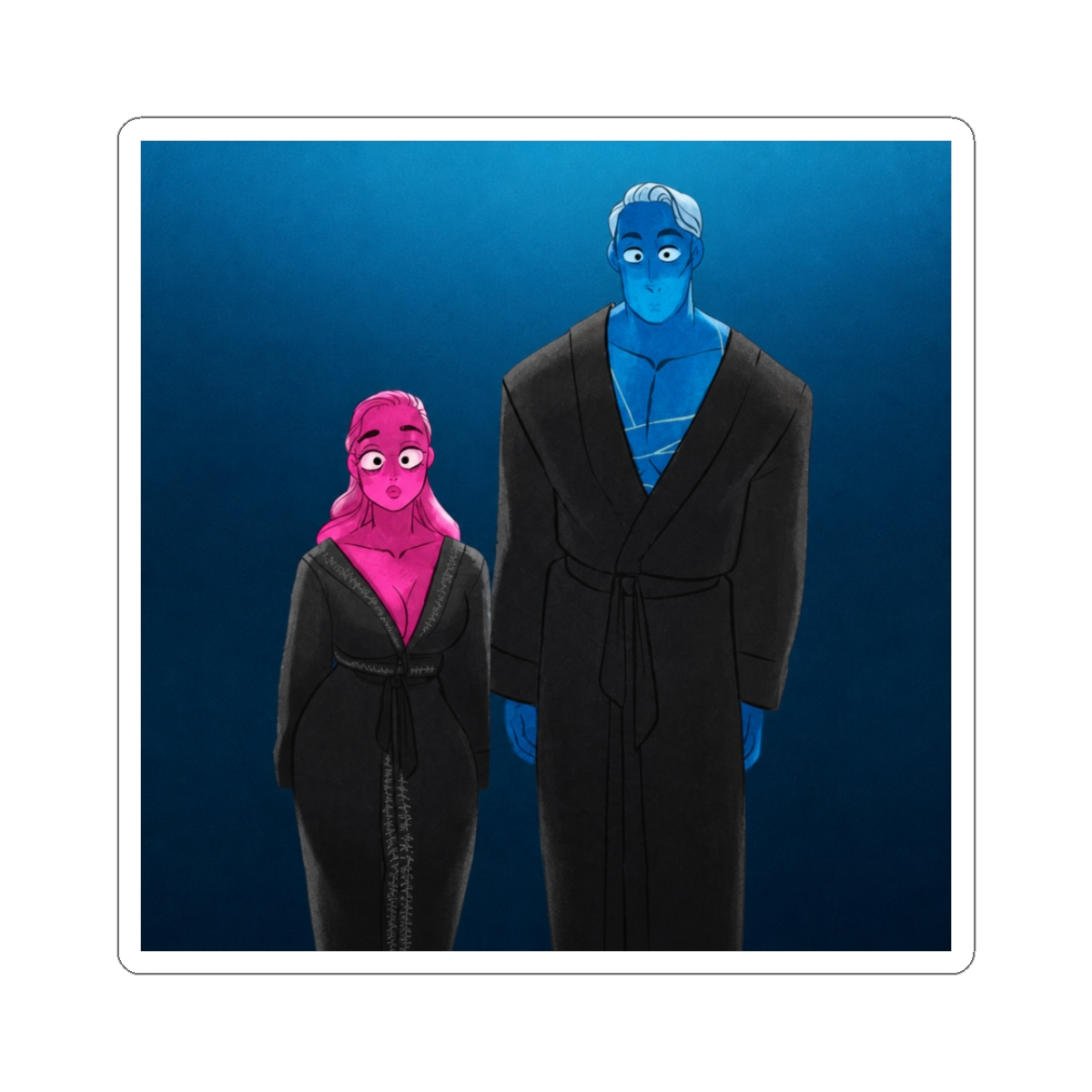 hades and persephone bath robes -Lore olympus