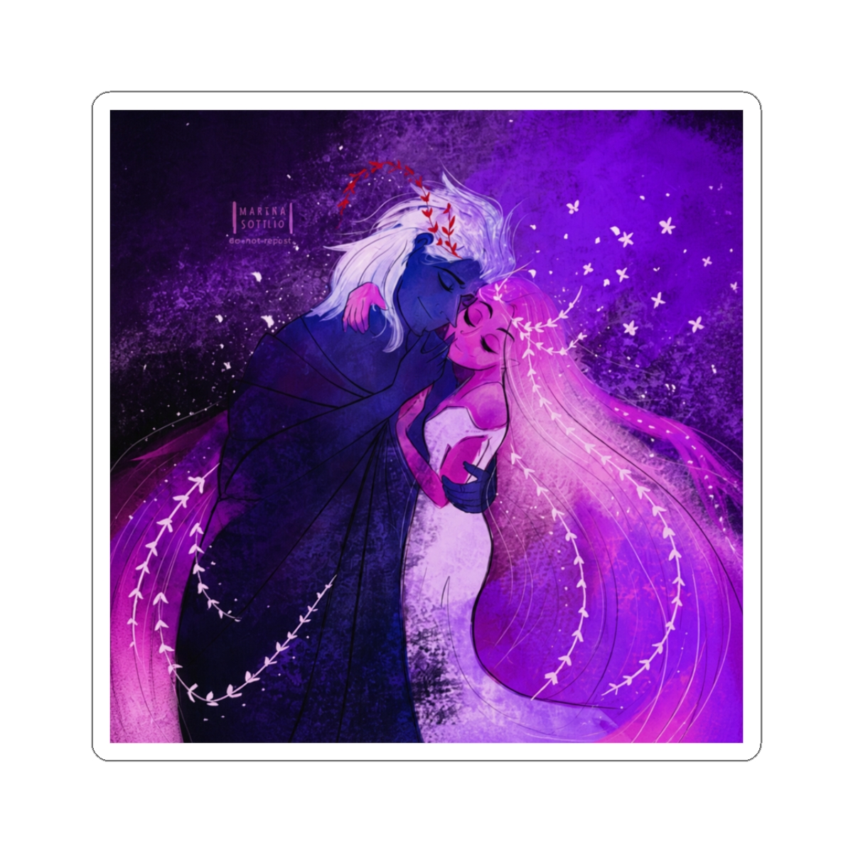 Hades _amp_ Persephone (Lore Olympus) Sleeveless Top