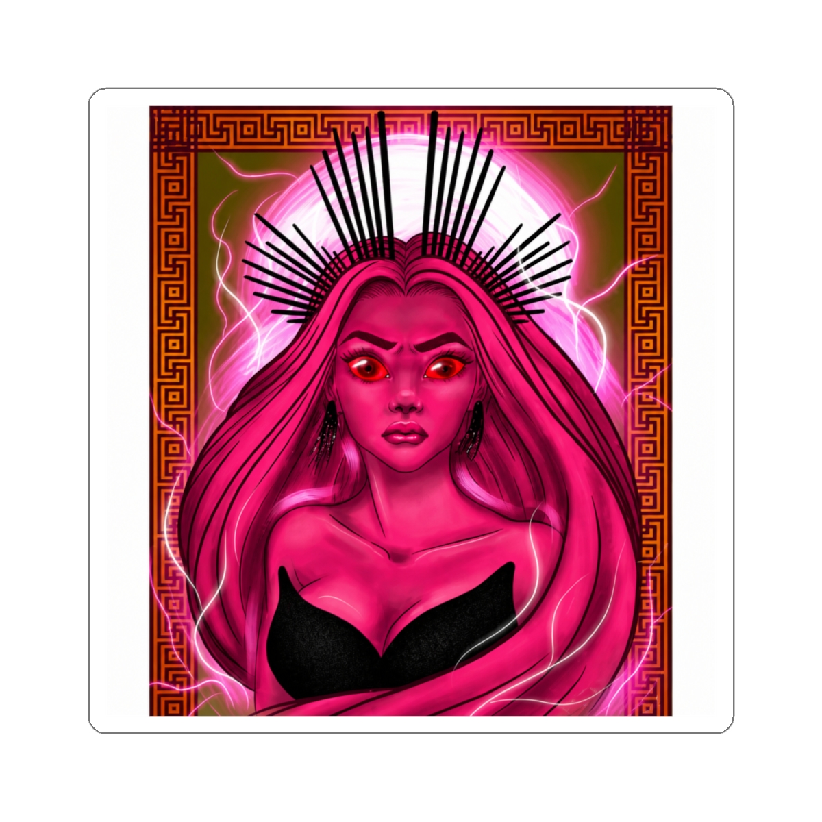 Dread queen (with background) | Lore Olympus - alternate angle 1, merchandise