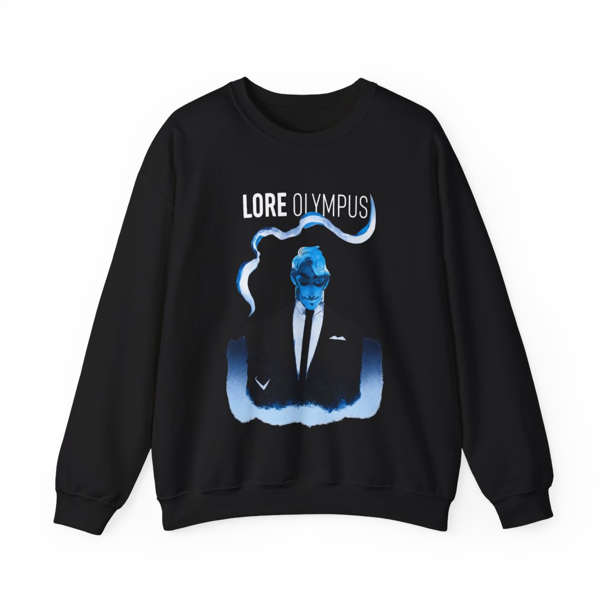 Lore Olympus Hades Dip-Dye Crewneck - alternate angle 4, merchandise