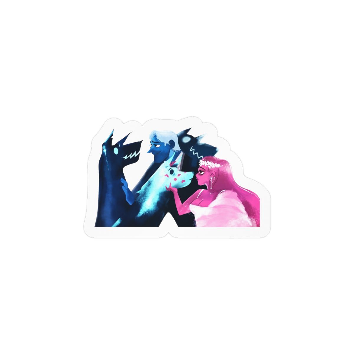 Magnet Lore Olympus Magnetic Vinyl Sticker Decal 5" - alternate angle 1, merchandise