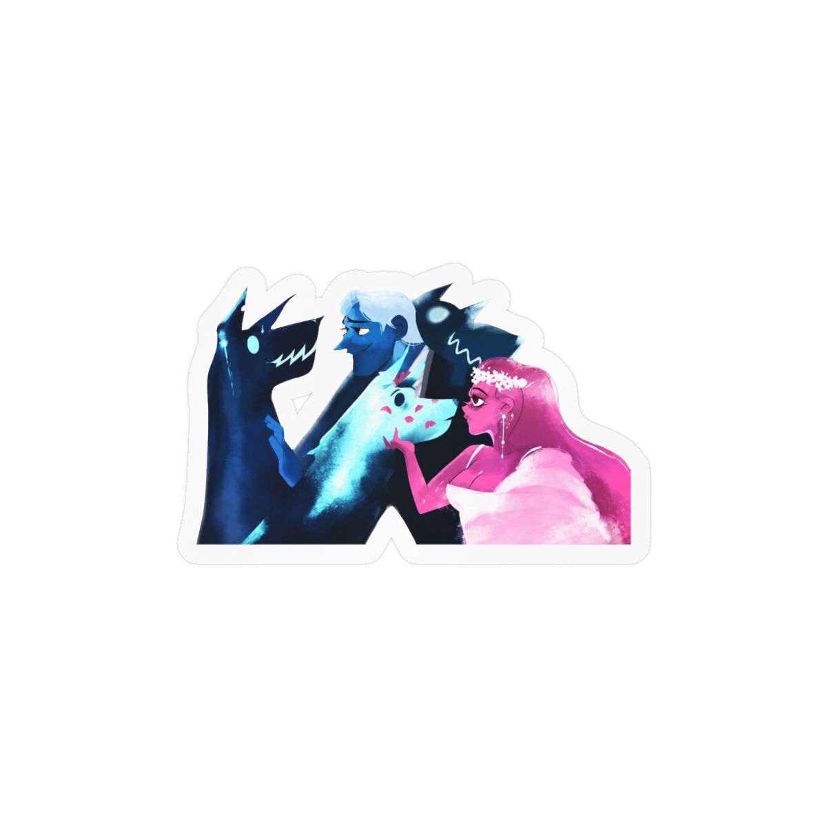 Magnet Lore Olympus Magnetic Vinyl Sticker Decal 5" - alternate angle 2, merchandise