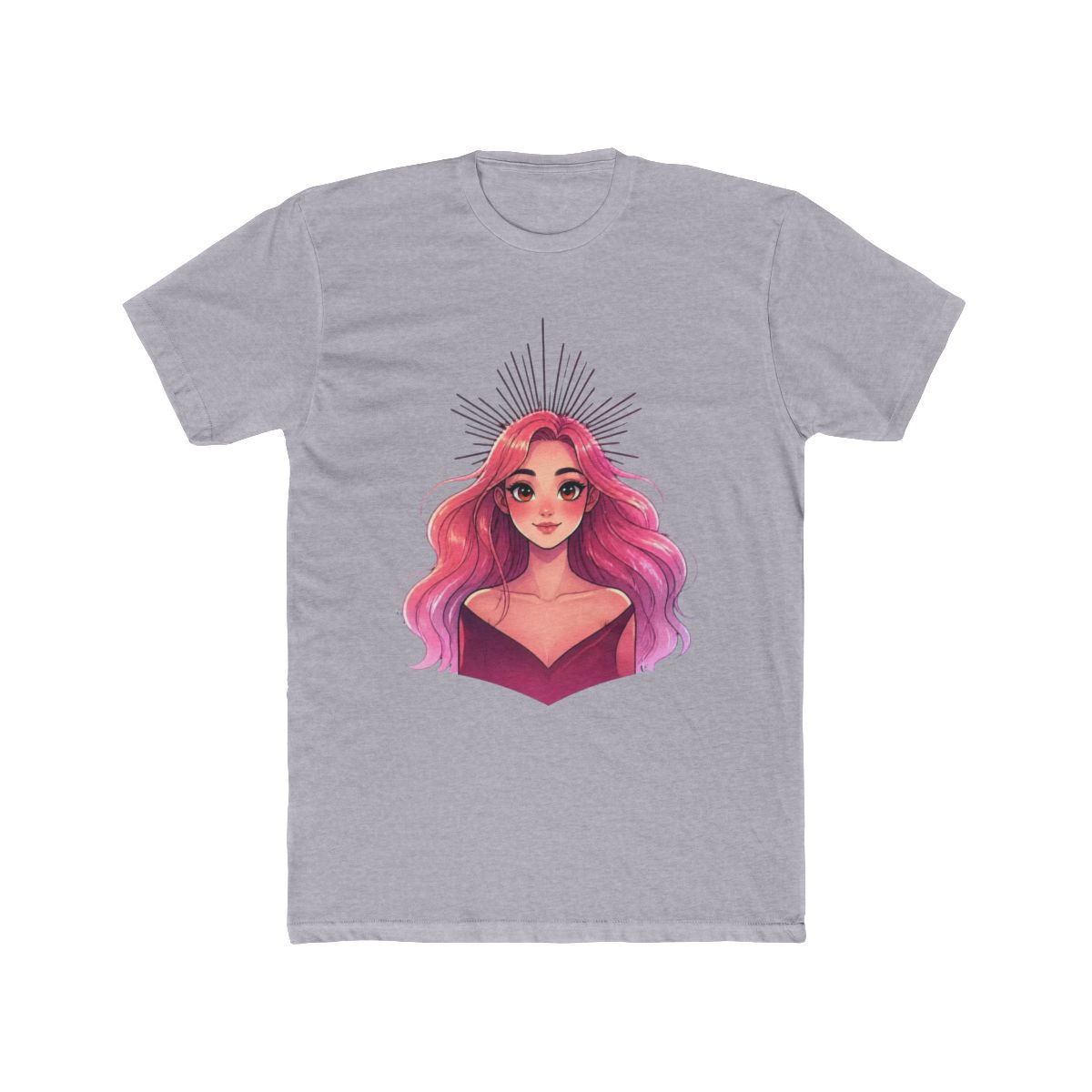 Lore Olympus Persephone Crown Boyfriend Fit Girls T Shirt - alternate angle 4, merchandise